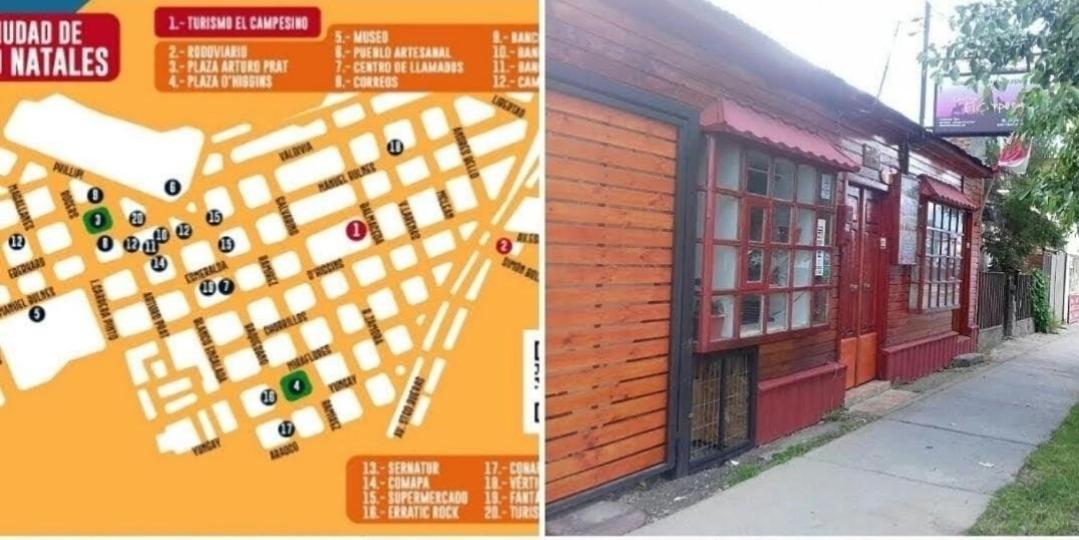 Hostal Traveltour El Campesino Puerto Natales Bagian luar foto
